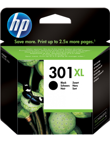 Cartuccia Originale HP 301 XL | 480PG (BK) | CH563EE