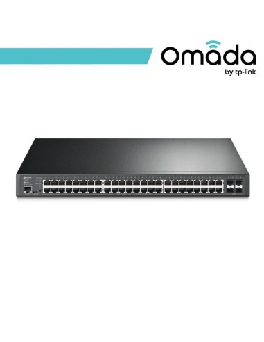 Omada Switch L2+ con 48 Porte Gigabit PoE+ 4 SFP - SG3452P