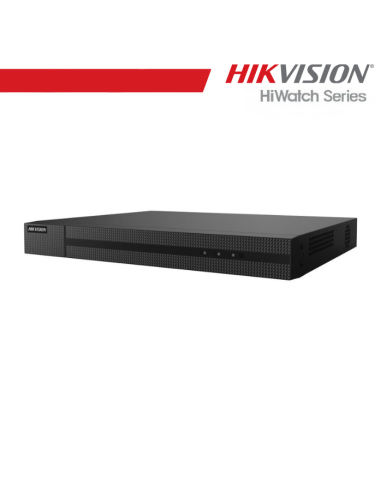 Hikvision-HiWatch NVR 16CH PoE 4K, 2 slot HDD, 160/80Mbps - HWN-4216MH-16P(AI) Hikvision