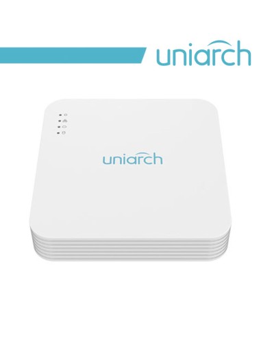 NVR Uniarch 4 Canali 8 Megapixel, 4 Porte PoE Uniarch