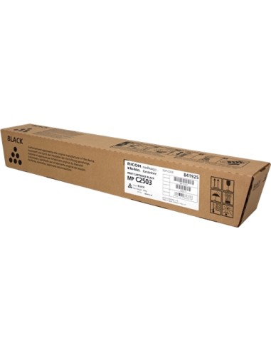 Toner ORIGINALE Ricoh nero 841925 MP C2503bk 15000 pagine RICOH