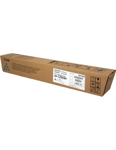 Toner ORIGINALE Ricoh ciano 841928 MP C2503c ~9500 pagine